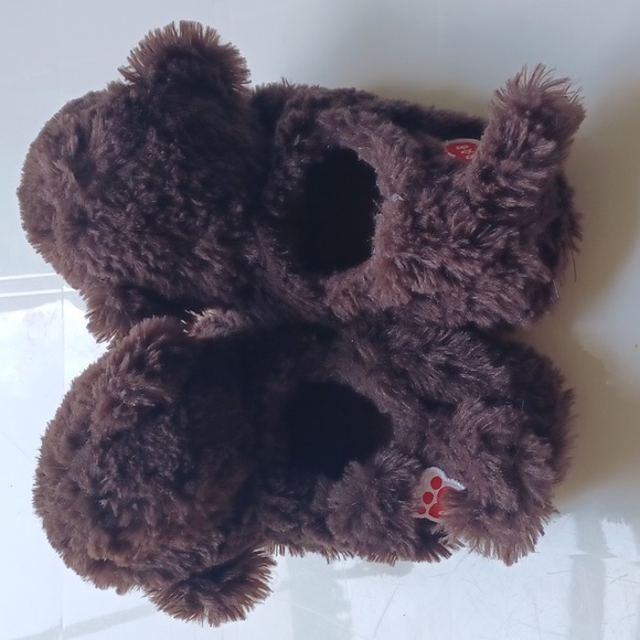 Build a bear brown monkey slippers shoes toddler size Small 10-11 - Picture 4 of 8